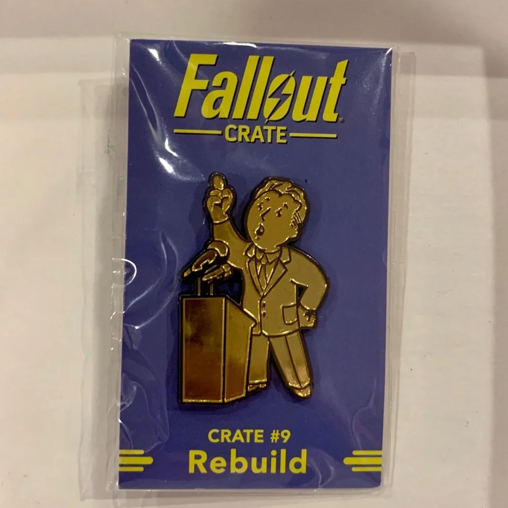 Sealed Fallout Crate #9 Rebuild Pin
